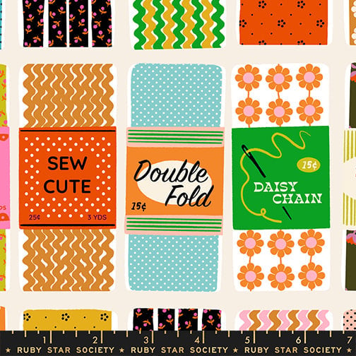 1-800-Notion - Sew Cute - Shell | Ruby Star Society | Quilting Cotton