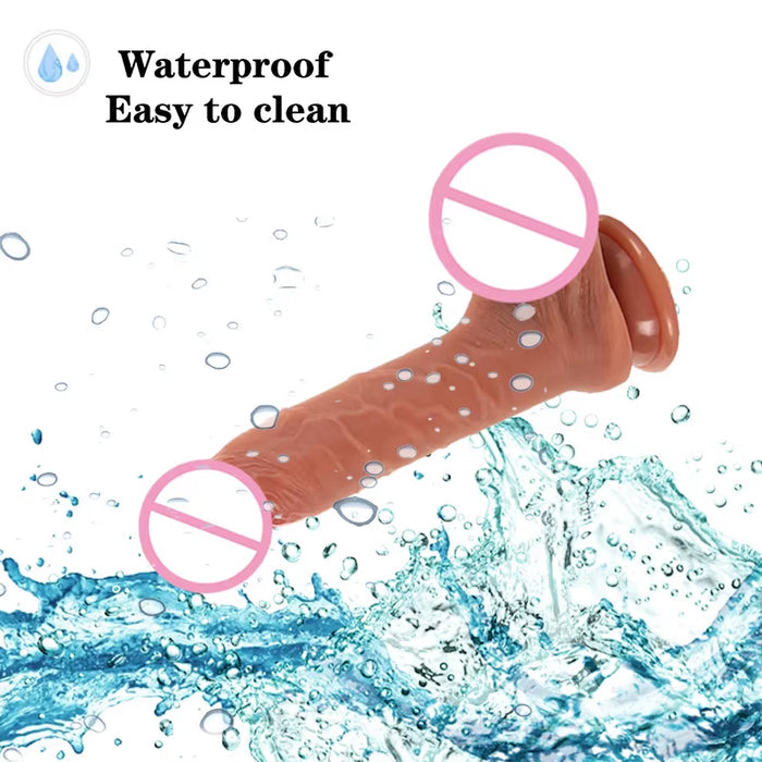 10 Inch Realistic Silicone Dildos with Strong Base Suction Cup Real Dildo Fake Penis Sex Toys