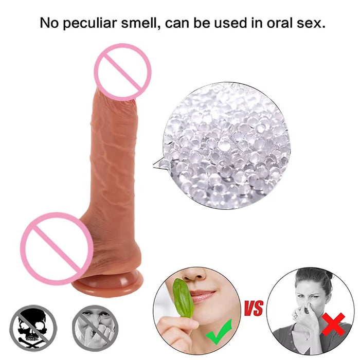 10 Inch Realistic Silicone Dildos with Strong Base Suction Cup Real Dildo Fake Penis Sex Toys