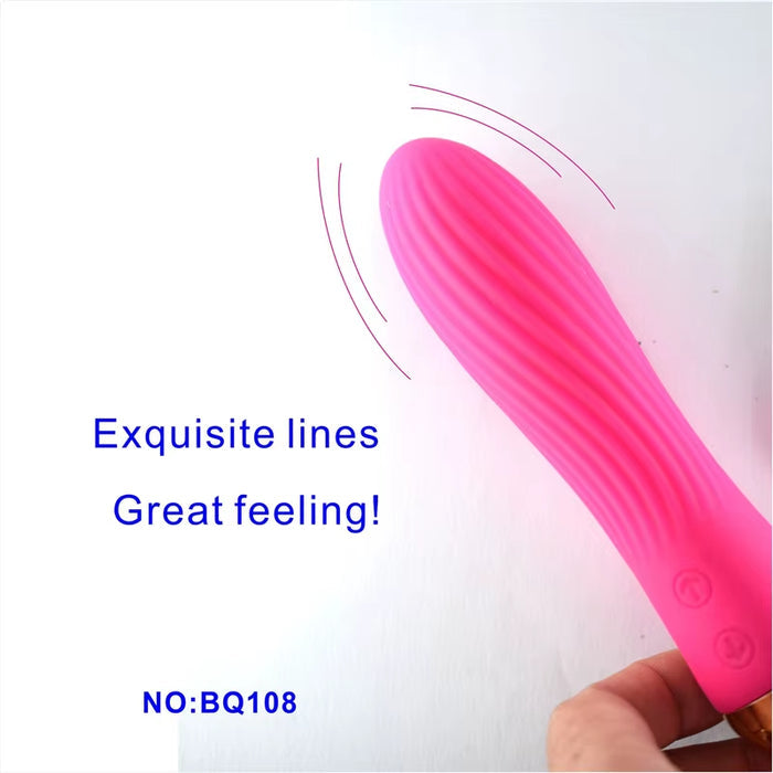 18 Speed Double Heads Vibrating G Spot Vaginal Clitoris Massage Dildo Vibrator Av Magic Massager Wand