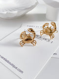 18k crab ring