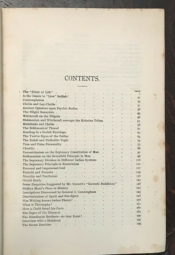 1910 FIVE YEARS OF THEOSOPHY - THEOSOPHIST MYSTIC SPIRITUAL ESSAYS  BLAVATSKY