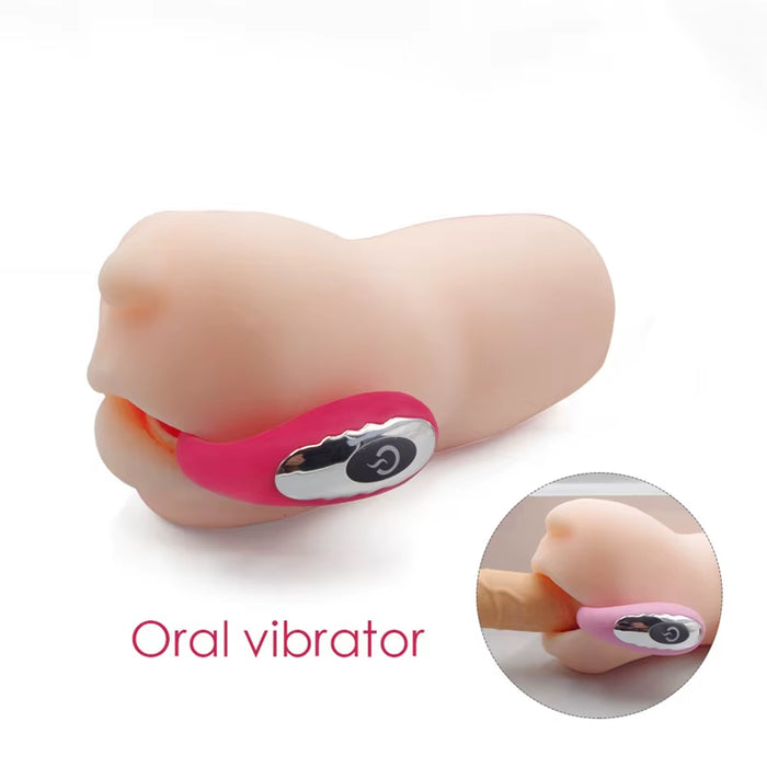 7 Vibration Blow Job Stimulator U Shape Wearable Mini Vibrator Sex Toys Oral Mouth Vibrator