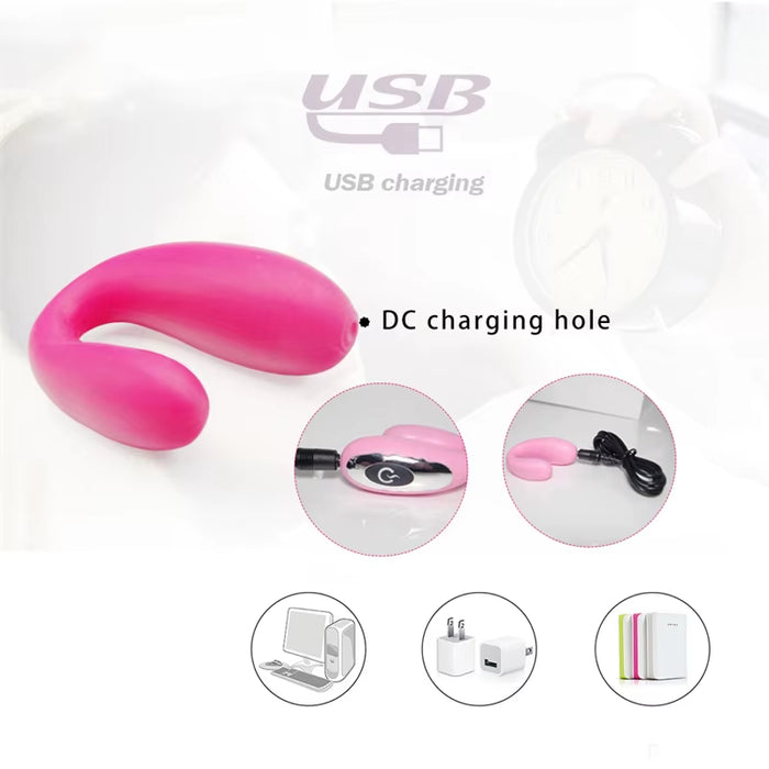 7 Vibration Blow Job Stimulator U Shape Wearable Mini Vibrator Sex Toys Oral Mouth Vibrator