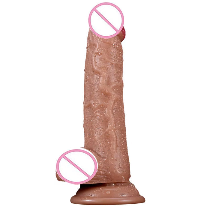 8 Inch Female Masturbator Penises Sex Toys Pvc Soft Lifelike Realistic Dildo