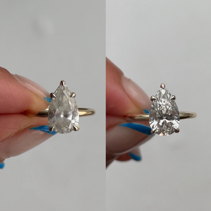 NEW AARYAH Travel Size Jewelry Cleaner - Before After