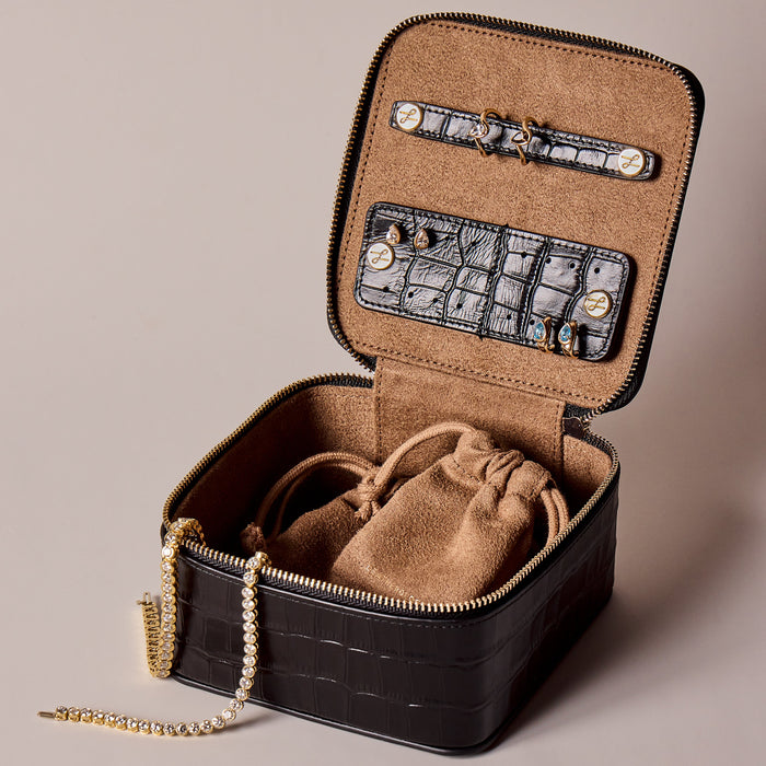 AARYAH LEATHER JEWELRY CASE