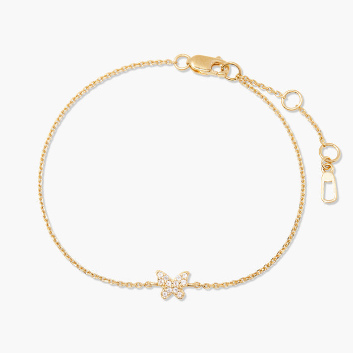 Adeline Butterfly Vermeil Bracelet