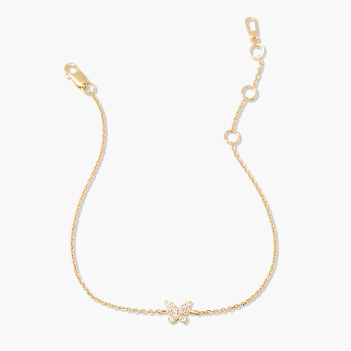 Adeline Butterfly Vermeil Bracelet