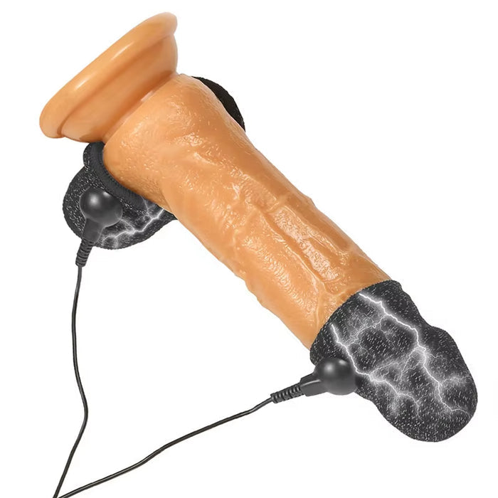 Advanced Male Stimulation Device Electric Glans Scrotal Shocked Orgasm Sex Toys Male Electric Shock Ring