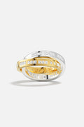 APM Amour Ring, two colors intertwined in a whispered love story.