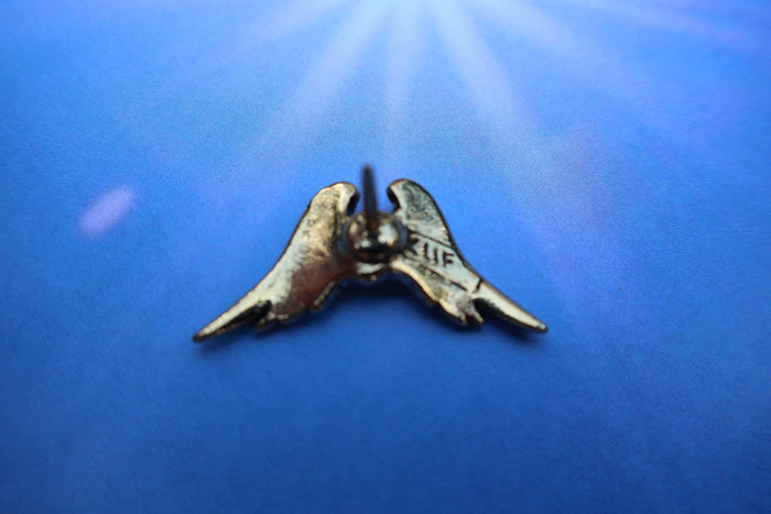 Angel Wings Gold Lapel Pin
