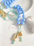 Aqua marea necklace