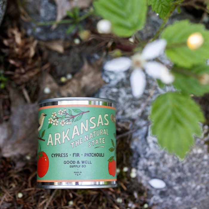 Arkansas State Candle