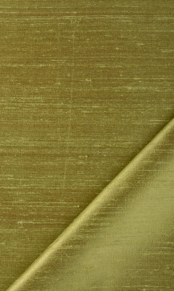 Pure Silk Home Textile Fabric Material By the Metre (Olive Green)