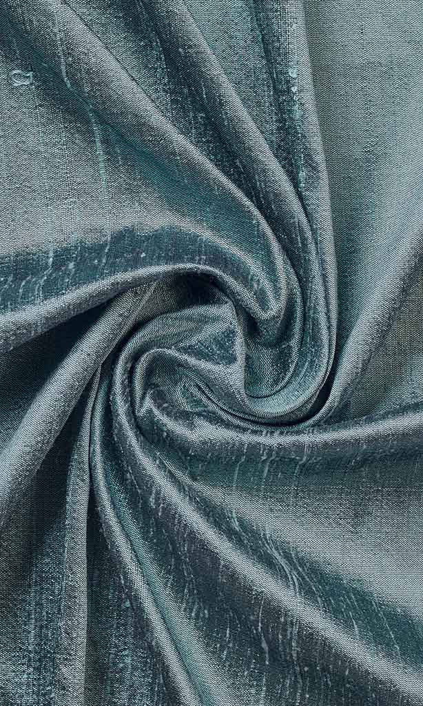 Dupioni Silk Home Décor Fabric By the Metre (Dark Grey)