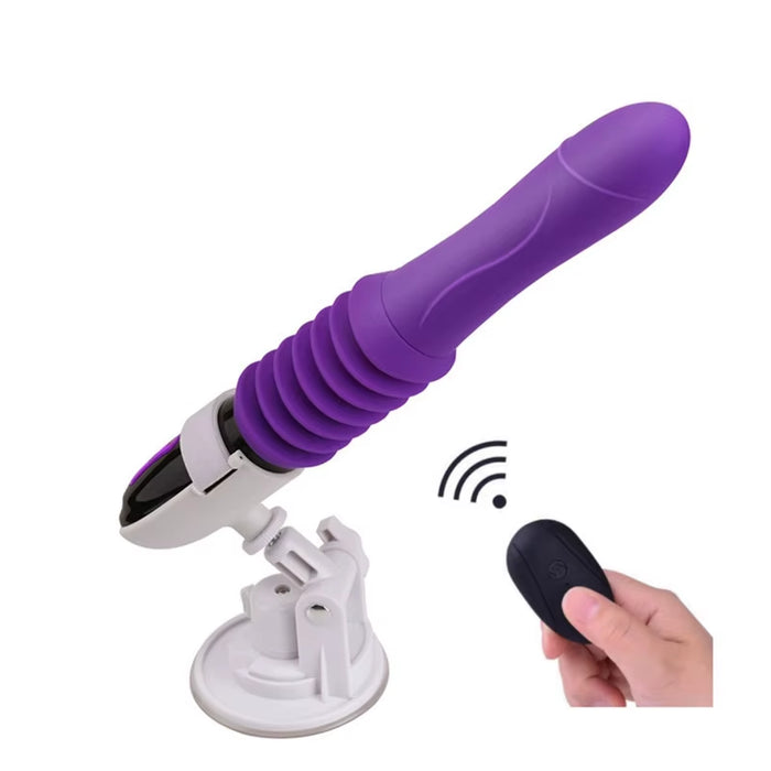 Automatic Remote Control Telescopic Insertion Female Masturbation Vibrator Vaginal Climax Thrusting Dildo Machine