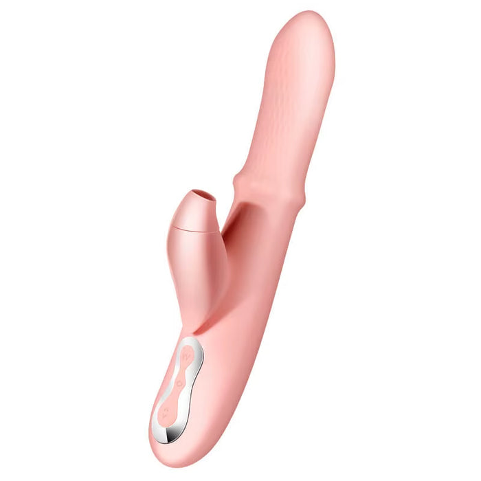 Automatic Telescopic Dildo Vibrating Vaginal Massage Rod G-Point Suction Vibrator Adult Sex Toy