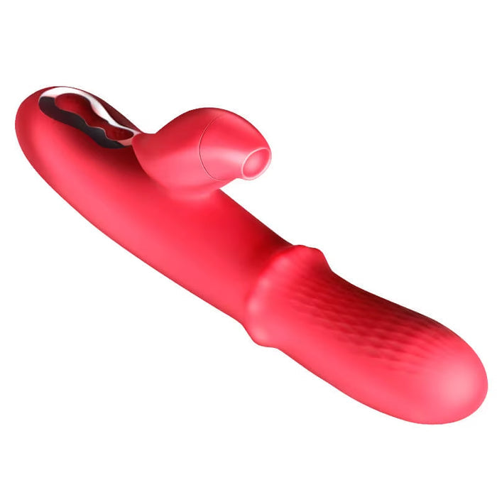 Automatic Telescopic Dildo Vibrating Vaginal Massage Rod G-Point Suction Vibrator Adult Sex Toy