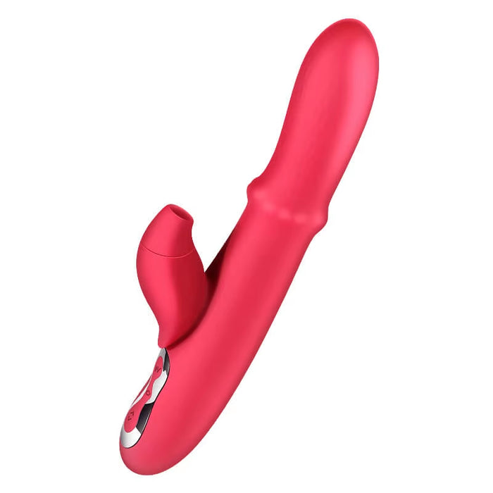 Automatic Telescopic Dildo Vibrating Vaginal Massage Rod G-Point Suction Vibrator Adult Sex Toy