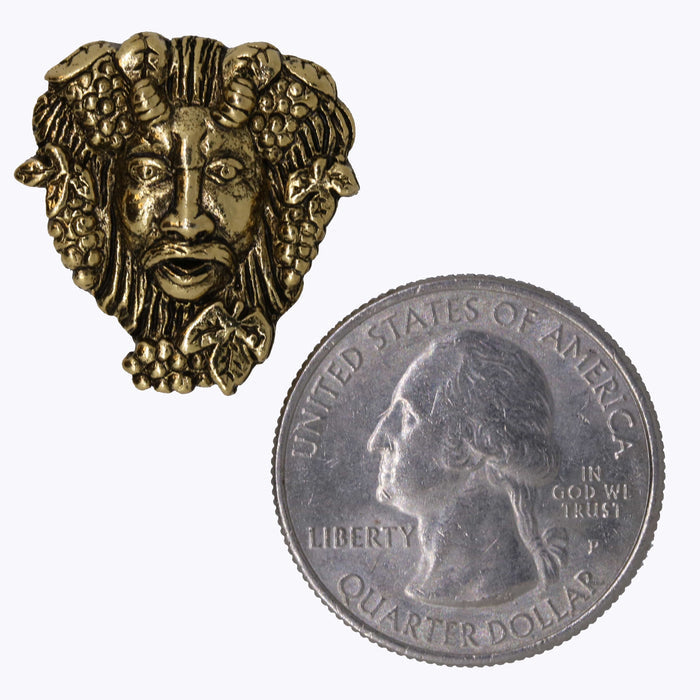 Bacchus Gold Lapel Pin