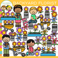 Backyard Florist Clip Art