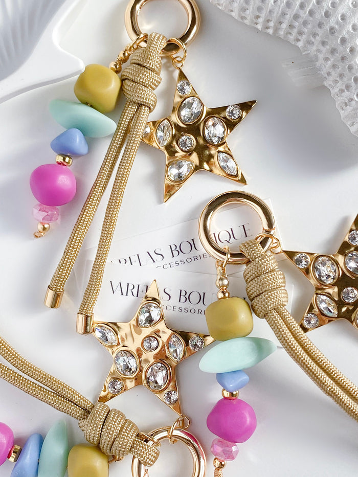 Bag & key charm