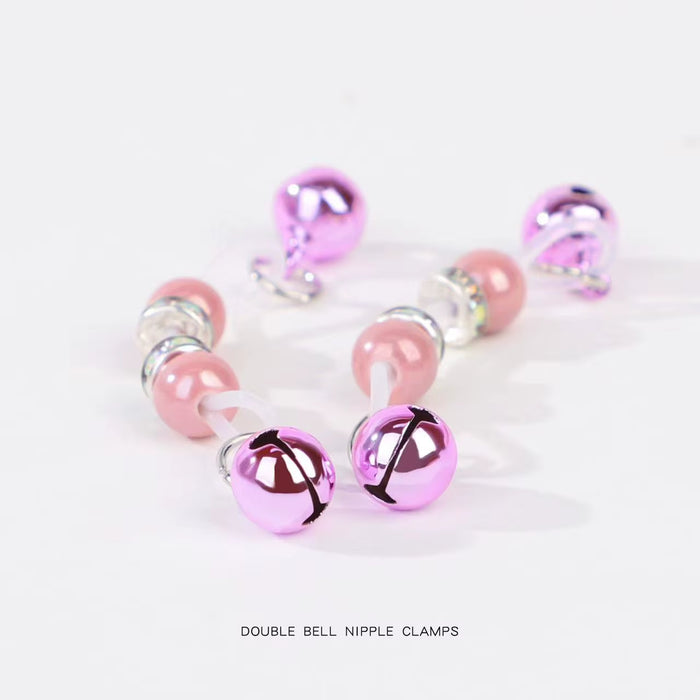 BDSM Sex Toy Bell Nipple Clip Accessories New Acrylic Rubber Ring Pendant Nipple Ring Women SM Toys