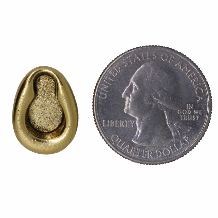 Bed Pan Gold Lapel Pin | lapelpinplanet