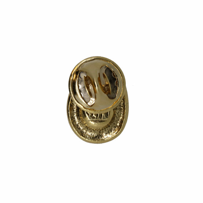 Bed Pan Gold Lapel Pin | lapelpinplanet