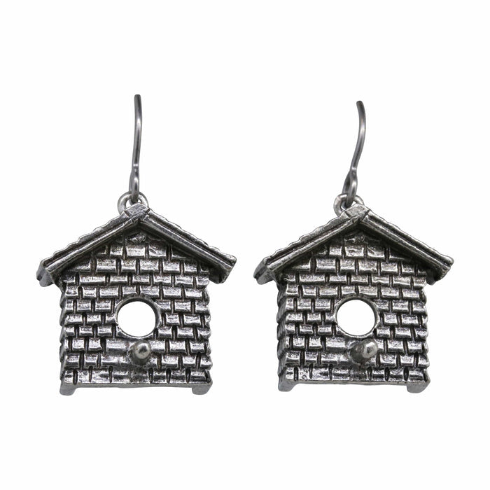 Birdhouse Earrings | lapelpinplanet