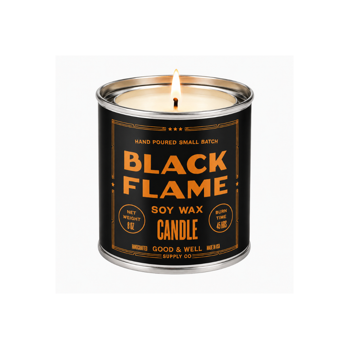 Black Flame Candle