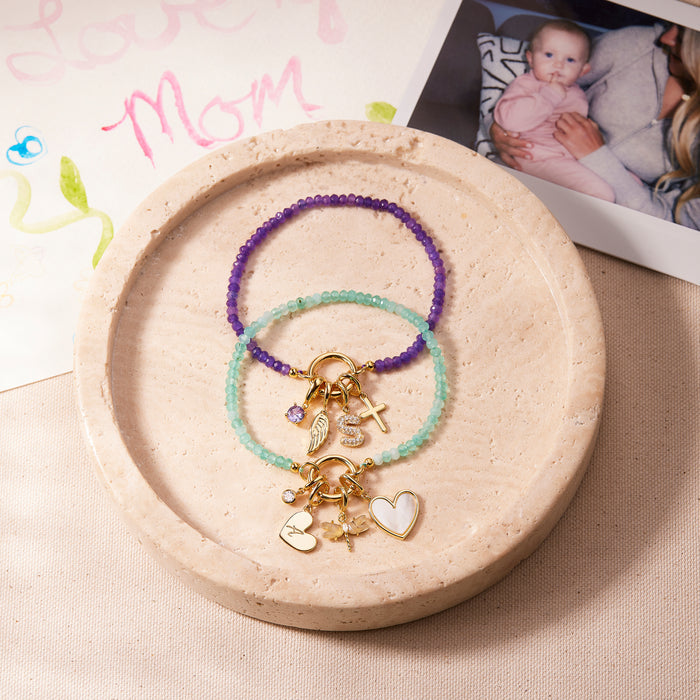 Build Your Own Natalie Birthstone Charm Bracelet