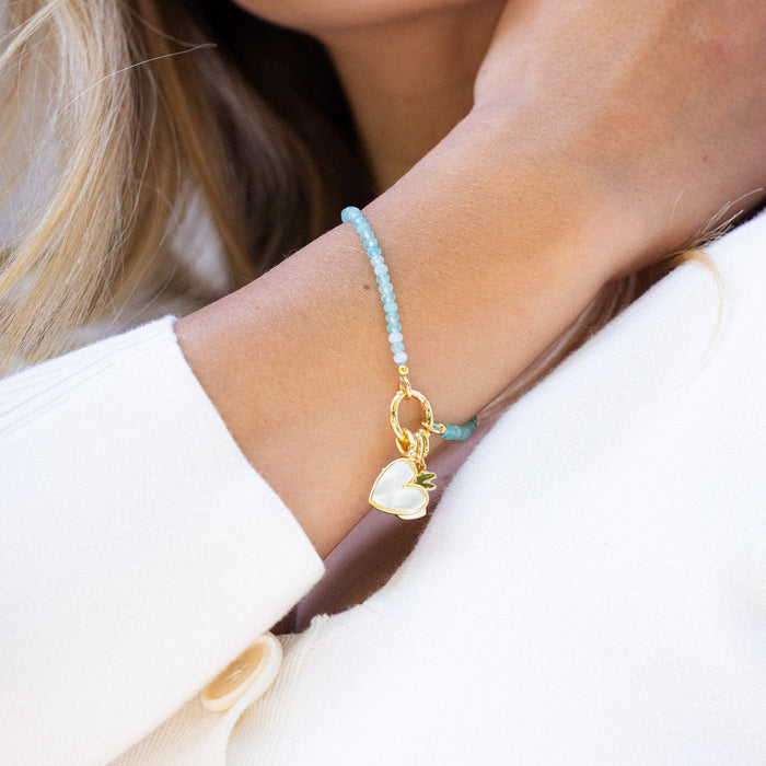 Build Your Own Natalie Birthstone Charm Bracelet