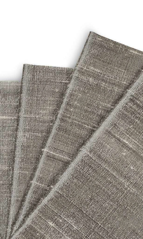 Pure Silk Window Treatments Fabric By the Metre (Taupe Grey)