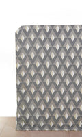Geometric Home Décor Fabric By the Metre (Brown/ Gray/ White)