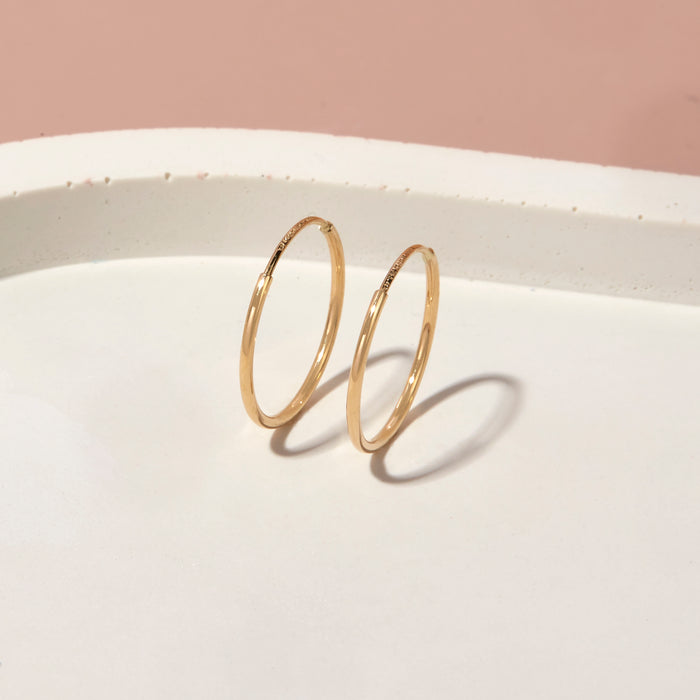 Cleo 14K Gold Hoops