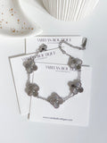 Clover silver bracelet