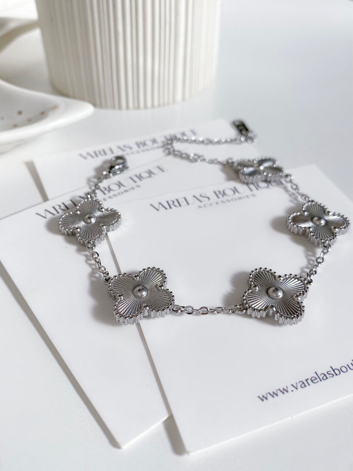 Clover silver bracelet