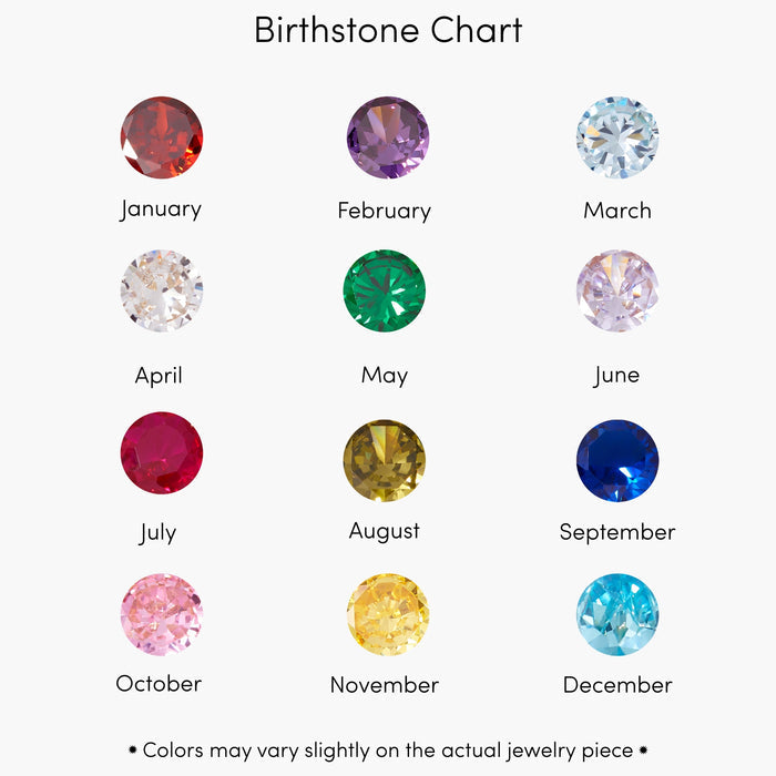 Colette Birthstone Stacking Necklace