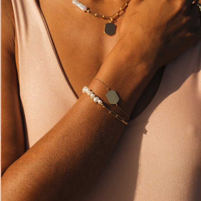 Colette Half Pearl Bracelet