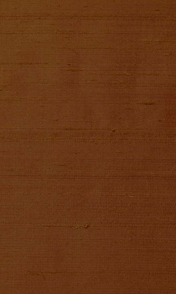 Pure Silk Home Textile Fabric Material By the Metre (Copper Orange)