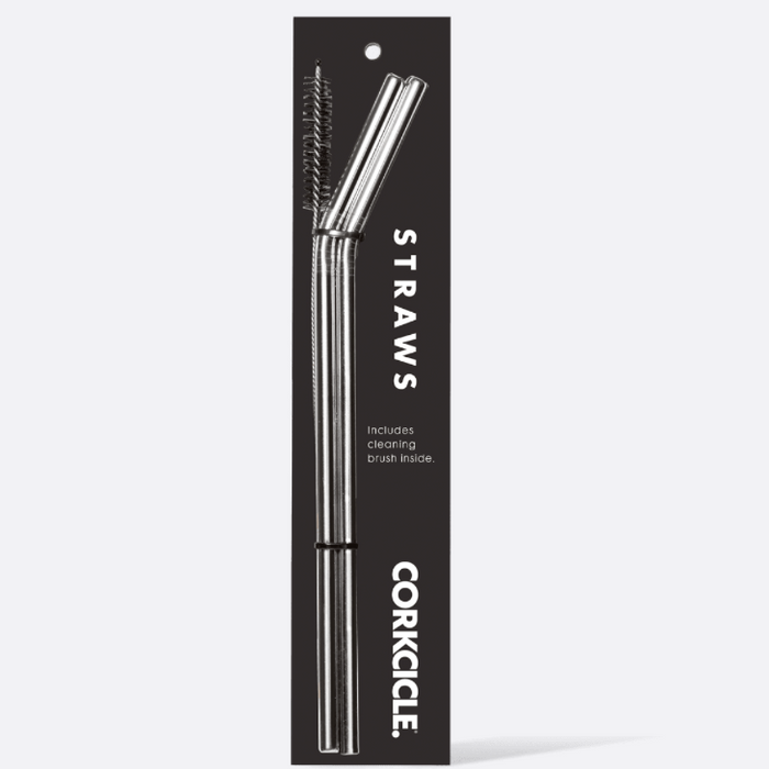 Corkcicle® Stainless Tumbler Straw - 2 Pack