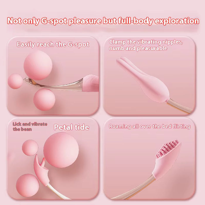 Dildo with Vibrating Massage Stick Tool G-Spot Vibrator