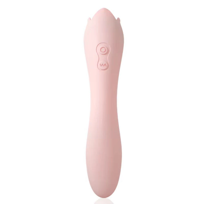 Dora Sex Toy G- Spot Tongue Licking Rose Flower Wand Vibrator