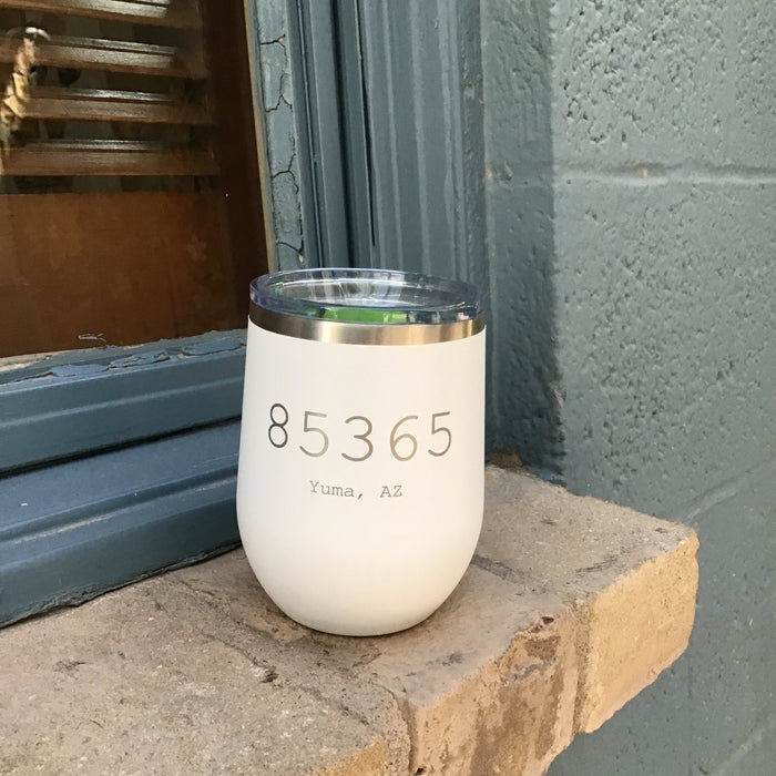 Driftless Studios® Zip Code Stemless Wine Tumbler