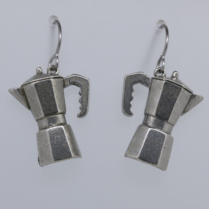 Espresso Pot Earrings