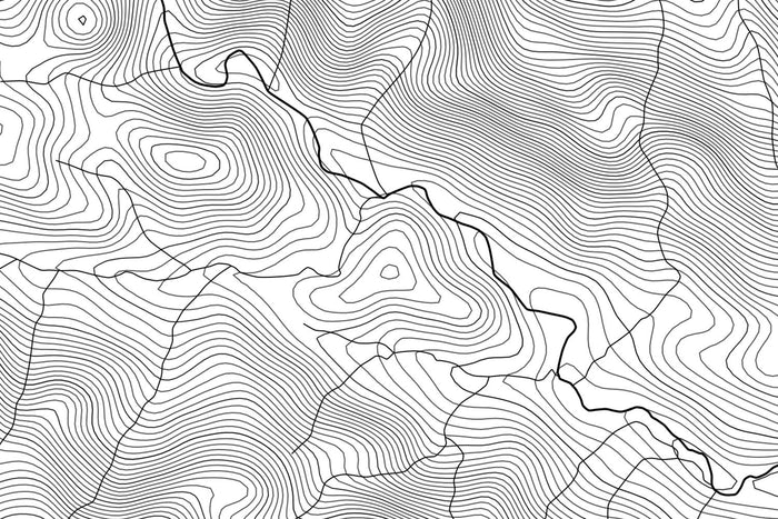 Estes Park Topographic Map Art