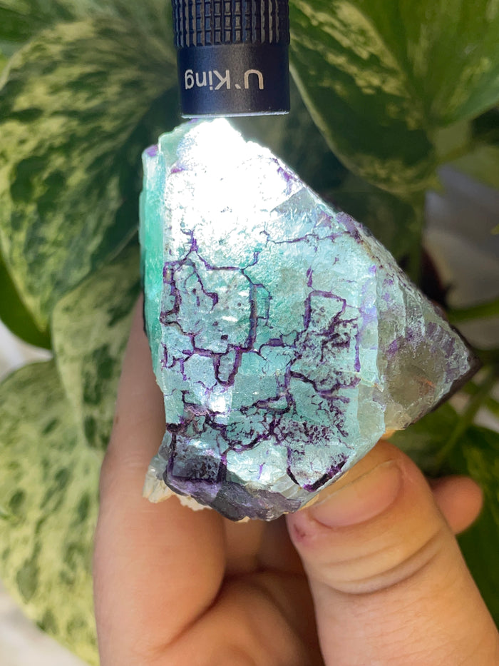 Etched Green Fluorite from Erongo Mountain, Erongo Region, Namibia