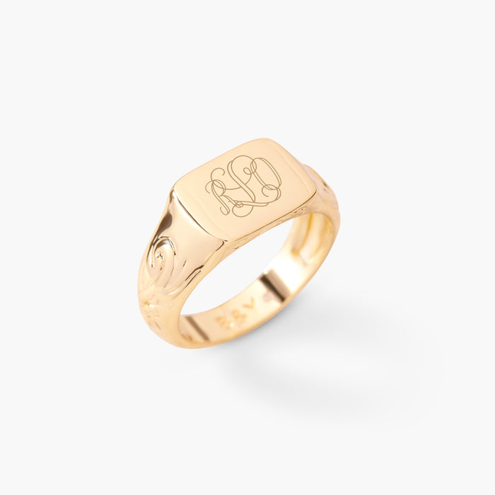 Fern Signet Ring